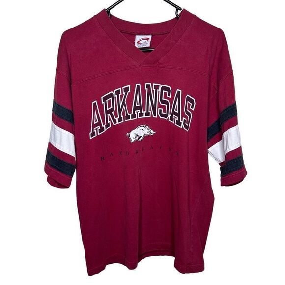 Y2K Arkansas Razorbacks Shirt Jersey Medium - Picture 1 of 5
